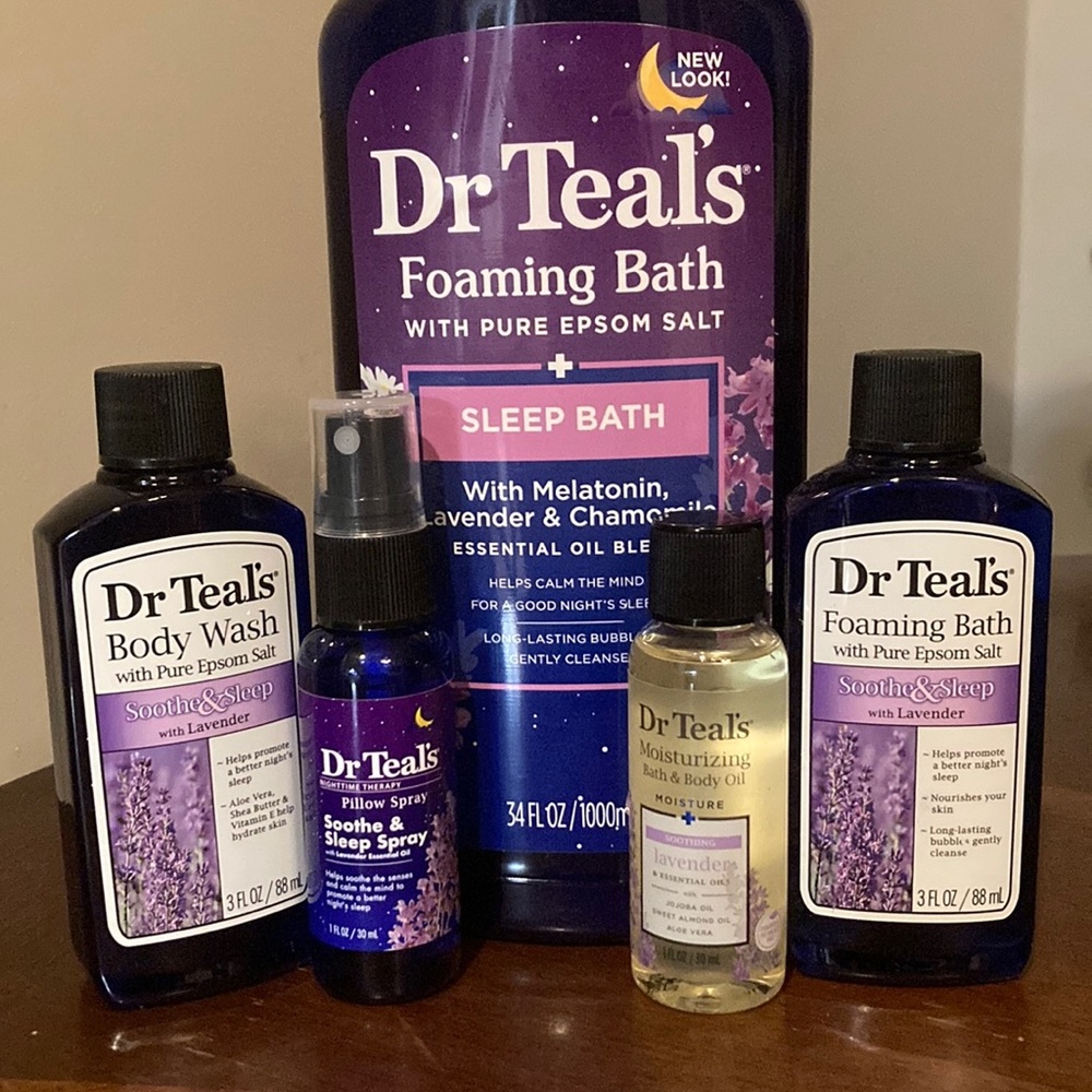 Dr teals Lavender Bath Soak Set